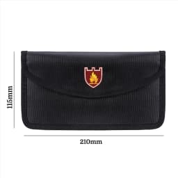 Mobile Power Storage Bag Fireproof Waterproof Explosion Proof Valuables Organizer Bag For Office School Travel