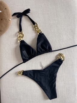 RUOTONGSEPT New Sexy Bikini 2023 Triangle Bathing Suit for Women Brazilian Bikini Set 2-piece Halter Swimwear Push Up Swimsuit