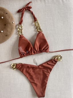 RUOTONGSEPT New Sexy Bikini 2023 Triangle Bathing Suit for Women Brazilian Bikini Set 2-piece Halter Swimwear Push Up Swimsuit