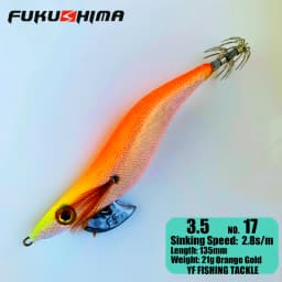 FUKUSHIMA 2-3.5 SQUID JIGS EGI LURE FISHING WOOD SHRIMP BAIT CUTTLEFISH OCTOPS GLOW TAIL SHARP HOOKS 21GRAM ROCK & BOAT FISHING