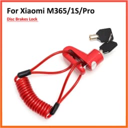 Disc Brakes Lock with Steel Wire For Xiaomi M365 1S Pro Universal Electric Scooter Guard Against Theft Accessories