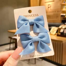 New Cute Bow Headgear Sweet Little Girl Hair Accessories Summer Girls Net Red Clips Baby Hairpins Children Hair Clips Gifts