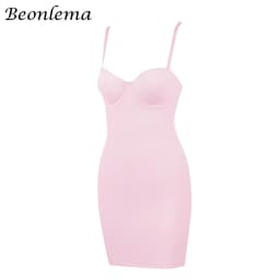 Short Bodycon Dress Backless Skinny Straps Solid Casual Sexy Sleeveless Summer High Waist Club Slim Mini Dresses Ladies Basic