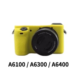 Silicone Armor Skin Case Camera Bag Body Cover Protector for Sony Alpha A6000 A6100 A6300 A6400 A6500 A6600 A5100 A5000 Cameras