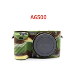 Silicone Armor Skin Case Camera Bag Body Cover Protector for Sony Alpha A6000 A6100 A6300 A6400 A6500 A6600 A5100 A5000 Cameras