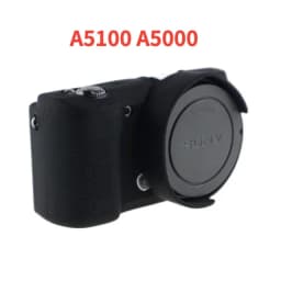 Silicone Armor Skin Case Camera Bag Body Cover Protector for Sony Alpha A6000 A6100 A6300 A6400 A6500 A6600 A5100 A5000 Cameras