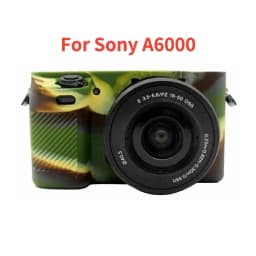 Silicone Armor Skin Case Camera Bag Body Cover Protector for Sony Alpha A6000 A6100 A6300 A6400 A6500 A6600 A5100 A5000 Cameras