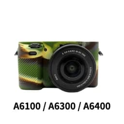 Silicone Armor Skin Case Camera Bag Body Cover Protector for Sony Alpha A6000 A6100 A6300 A6400 A6500 A6600 A5100 A5000 Cameras