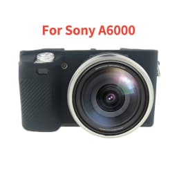 Silicone Armor Skin Case Camera Bag Body Cover Protector for Sony Alpha A6000 A6100 A6300 A6400 A6500 A6600 A5100 A5000 Cameras