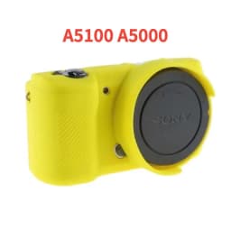 Silicone Armor Skin Case Camera Bag Body Cover Protector for Sony Alpha A6000 A6100 A6300 A6400 A6500 A6600 A5100 A5000 Cameras