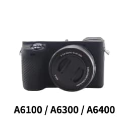 Silicone Armor Skin Case Camera Bag Body Cover Protector for Sony Alpha A6000 A6100 A6300 A6400 A6500 A6600 A5100 A5000 Cameras