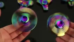 Rainbow Fidget Metal Spinner Colorful Finger Spinners High Speed Hand Spinners Fidget Toys for Stress Anxiety Relief for Adults