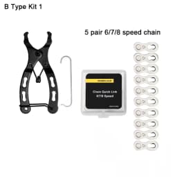 Bicycle Repair Tool Set Chain Wear Checker 6/7/8/9/10/11 Speed Joint Magic Buckle MTB Chain Link Plier Bike Buckle Chain Breaker