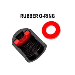 20PCS Car Tire Valve Plastic Black Bike Tyre Valve Caps O Rubber Ring Covers Dome Shape Dust Valve for Auto Motorcycle Cap Decor