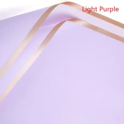 5pcs/pack Flower Wrapping Paper Golden Border Rose Korean Style Half Transparent Gift Packing Florist Bouquet Wrapping Material
