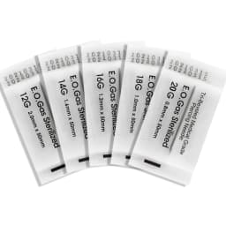 20/100Pcs Piercing Needles 12/14/16/18/20g 5Size Mix Needles Piercing Stainless Steel Body Hollow Needle for Ear Nose Piercing