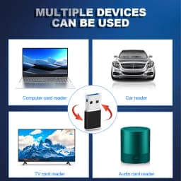 KARTOMAN Aluminum Mini usb 3.0 memory card reader adapter for TF micro SD pc computer laptop