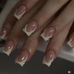 24Pcs French Tip Handmade Press On Nails Minimalist Solid Color Fake Nails Medium Square Full Cover Press On Nail Tips With Glue
