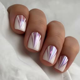 24Pcs French Tip Handmade Press On Nails Minimalist Solid Color Fake Nails Medium Square Full Cover Press On Nail Tips With Glue