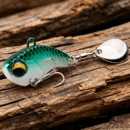 1Pcs Rotating Metal VIB vibration Bait Spinner Spoon Fishing Lures 6g/14g/26g Jigs Trout Wobbler Fishing Hard Baits Tackle Pesca