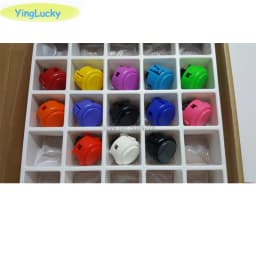 1pcs Original Sanwa Button OBSF 30 OBSF24 Arcade Push Button 24mm 30mm Raspberry Pi Replacement Buttons