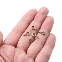100-200pcs Small Tiny Mini Eye Pins Eyepins Hooks Eyelets Screw Threaded Gold Clasps Hooks Jewelry Findings For Making DIY