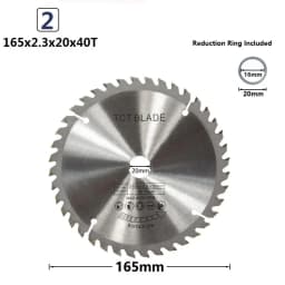 XCAN 1pc 165mm 24/40/48/60T Carbide Wood Saw Blades for Multi-function Power Tool TCT Circular Saw Blade Wood Cutting Disc