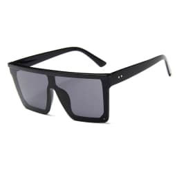 SHAUNA Flat Top Classic Square Sunglasses Woman Brand Designer Purple Mirror Coating Shades UV400