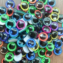 8mm Dragon Eyes Round Glass Cabochon Flatback Photo Dome Accessory Jewelry Finding  Pendant Base In Pairs 50pcs/Lot K05385