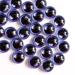 8mm Dragon Eyes Round Glass Cabochon Flatback Photo Dome Accessory Jewelry Finding  Pendant Base In Pairs 50pcs/Lot K05385