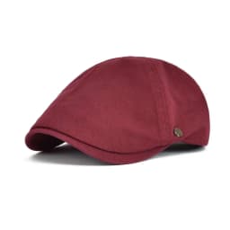 VOBOOM Classic Cotton Flat Cap Ivy Caps Men Women Newsboy Cabbie Driver Hat Season Flat CapSolid Color Casual Camouflage Beret