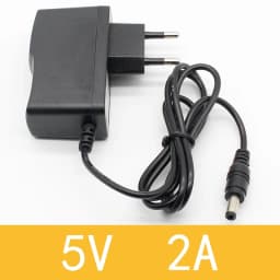 1PCS 5V2A New AC 100V-240V Converter Adapter DC 5V 2A 2000mA Power Supply EU Plug DC 5.5mm X 2.1mm