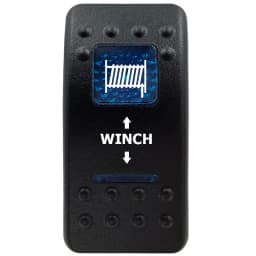 12V Marine Grade Rocker Switch SPST/ON OFF, DPDT/(ON) OFF (ON) Blue Led Light Bar for Carling ARB NARVA Replace Waterproof IP66