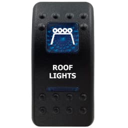 12V Marine Grade Rocker Switch SPST/ON OFF, DPDT/(ON) OFF (ON) Blue Led Light Bar for Carling ARB NARVA Replace Waterproof IP66