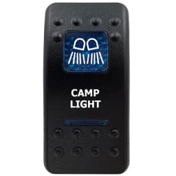 12V Marine Grade Rocker Switch SPST/ON OFF, DPDT/(ON) OFF (ON) Blue Led Light Bar for Carling ARB NARVA Replace Waterproof IP66