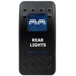 12V Marine Grade Rocker Switch SPST/ON OFF, DPDT/(ON) OFF (ON) Blue Led Light Bar for Carling ARB NARVA Replace Waterproof IP66