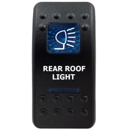12V Marine Grade Rocker Switch SPST/ON OFF, DPDT/(ON) OFF (ON) Blue Led Light Bar for Carling ARB NARVA Replace Waterproof IP66