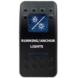 12V Marine Grade Rocker Switch SPST/ON OFF, DPDT/(ON) OFF (ON) Blue Led Light Bar for Carling ARB NARVA Replace Waterproof IP66