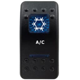 12V Marine Grade Rocker Switch SPST/ON OFF, DPDT/(ON) OFF (ON) Blue Led Light Bar for Carling ARB NARVA Replace Waterproof IP66