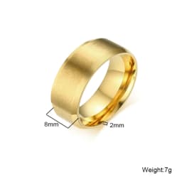 Gold Color Wedding Band Engagement Stainless steel Ring for Women Men US Sizes 4 5 6 7 8 9 10 11 12 13 14 15 Free Shipping
