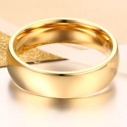 Gold Color Wedding Band Engagement Stainless steel Ring for Women Men US Sizes 4 5 6 7 8 9 10 11 12 13 14 15 Free Shipping