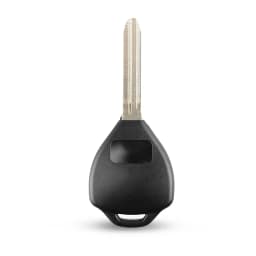 KEYYOU 2 Button Uncut Replacement Plastic Remote Car Key Shell Cae Fob Blank Keys for Toyota Corolla RAV4 Toy43 Blade