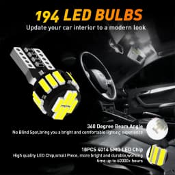 10x W5W T10 LED Light Canbus 194 LED Bulb Parking Position Signal Lamp for Mercedes Benz W203 W211 W204 W210 W124 W212 W202 W205