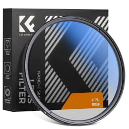 K&F Concept MC CPL Filter Circular Polarizer Ultra Slim Multi Coated Camera Lens Filter 37/40.5/43/49/52/55/58/62/67/72/77/82mm