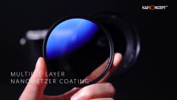 K&F Concept MC CPL Filter Circular Polarizer Ultra Slim Multi Coated Camera Lens Filter 37/40.5/43/49/52/55/58/62/67/72/77/82mm