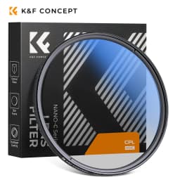K&F Concept MC CPL Filter Circular Polarizer Ultra Slim Multi Coated Camera Lens Filter 37/40.5/43/49/52/55/58/62/67/72/77/82mm