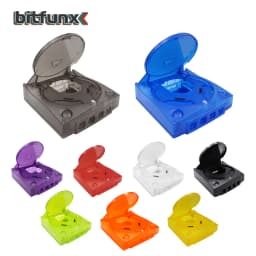 Bitfunx Replacement Plastic Shell Translucent Case for SEGA Dreamcast DC Retro Video Game Console Transparent Boxes