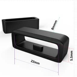 hot 2-10pcs Rubber Watch Strap Band Keeper Loop Security Holder Retainer Ring For Garmin Fenix 6X 6X 6 Pro 5X 5S 5 5 Plus 3 HR