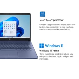 HP Newest 14" Business Laptop,Ultral Light Laptop,Intel Celeron N4120,16GB RAM,64GB eMMC,1 Year Office 365,Win 11 S,Royal Blue