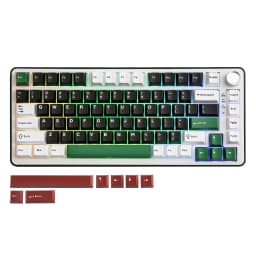 YUNZII B75 PRO 82-Key Wireless Mechanical Gaming Keyboard, Gasket Hot Swap Custom RGB 75% BT/Type-C/2.4G Creamy Knob Keyboard